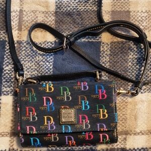 Dooney & Bourke Multicolor Logo Crossbody Bag